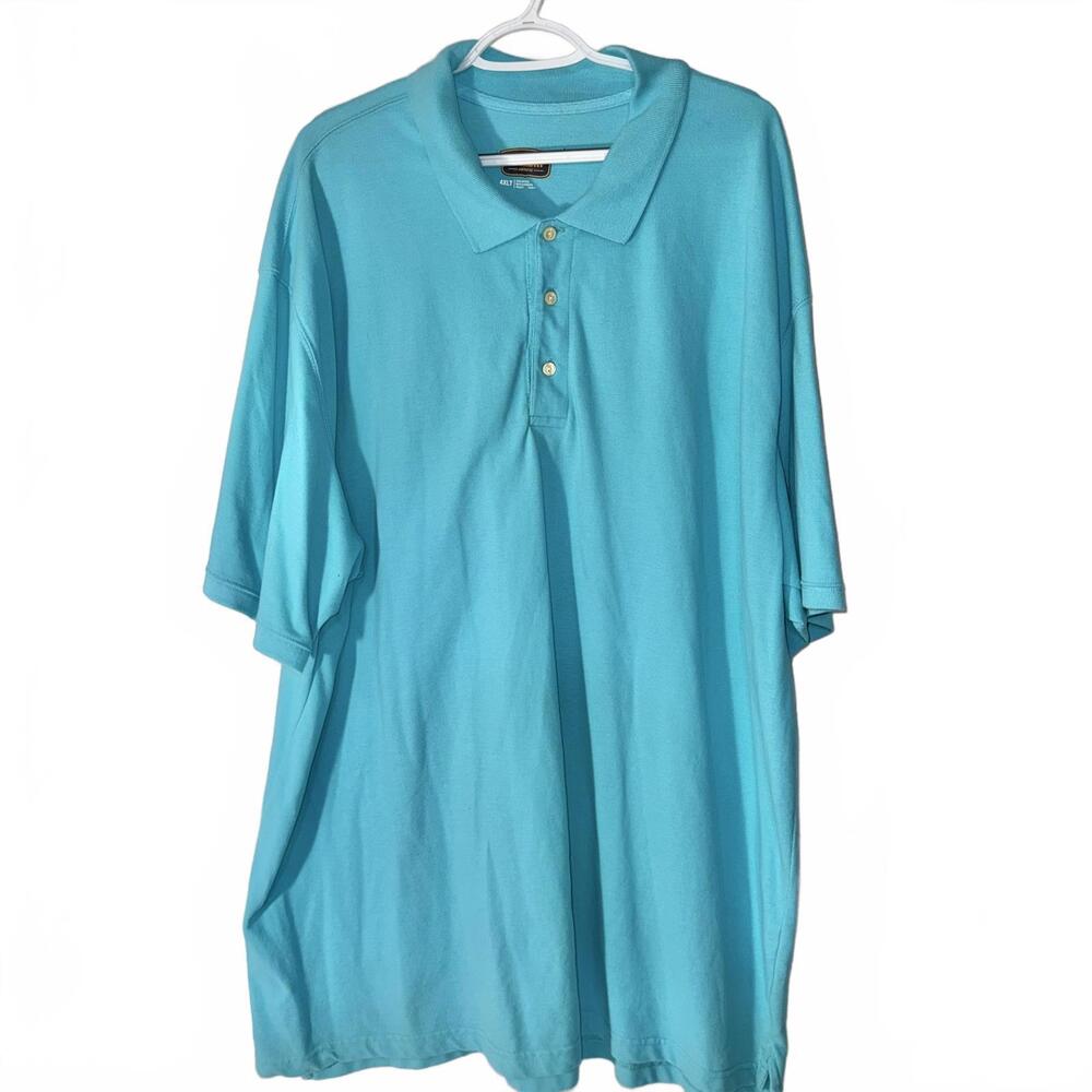Men's The Foundry Supply Co. 4XLT Light Blue Polo Shirt